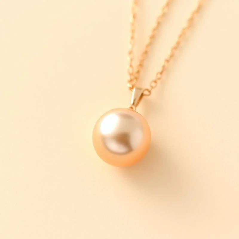 Diya Golden Pendant